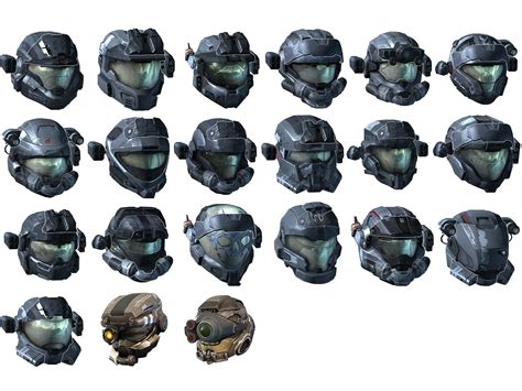 halo reach helmets